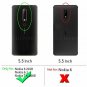 For Nokia 6 2018 Case Not for Nokia 6 Inch Sucnakp TPU Shock Absorption Black
