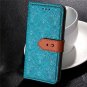 For Galaxy S7 Edge Wallet Case Ultra Slim Vintage Leather Folio Flip Book Blue
