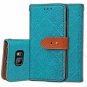 For Galaxy S7 Edge Wallet Case Ultra Slim Vintage Leather Folio Flip Book Blue