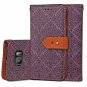 For Galaxy S7 Edge Wallet Case Ultra Slim Vintage Leather Folio Flip Book Purple