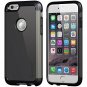 For iPhone 6/6s Case Armor Shock Absorbing Heavy Duty Dual Lay Black/Gunmetal