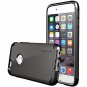For iPhone 6/6s Case Armor Shock Absorbing Heavy Duty Dual Lay Black/Gunmetal