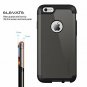 For iPhone 6/6s Case Armor Shock Absorbing Heavy Duty Dual Lay Black/Gunmetal