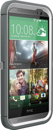 for HTC One M8 case 3layer protective Retail Packaging Defender Series Glacier