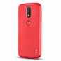For Moto C4/G4 Plus Case Drop Protection Slim Cushion NOT for Moto G4 Play Red