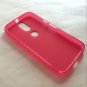 For Moto C4/G4 Plus Case Drop Protection Slim Cushion NOT for Moto G4 Play Red