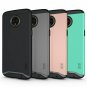 For Motorola Moto Z3/Z3 Play Case Protection Rugged but Slim Dual Layer Metallic