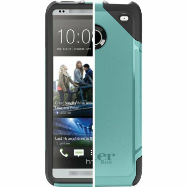 for HTC One Case 1 Pack  Retail 7726427 Commuter Series Hybrid Steel Blue