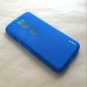 For Moto C4/G4 Plus Case Drop Protection Slim Cushion NOT for Moto G4 Play Blue