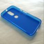 For Moto C4/G4 Plus Case Drop Protection Slim Cushion NOT for Moto G4 Play Blue