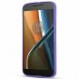 For Moto C4/G4 Plus Case Drop Protection Slim Cushion NOT for Moto G4 PlayPurple