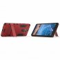 For Nokia 7 Plus Case Dual Layer Armor Hard Slim Hybrid Kickstand Phone Red