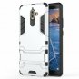For Nokia 7 Plus Case Dual Layer Armor Hard Slim Hybrid Kickstand Phone Silver
