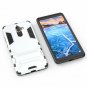 For Nokia 7 Plus Case Dual Layer Armor Hard Slim Hybrid Kickstand Phone Silver
