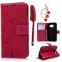 For Samsung Galaxy S7 Case Wallet Leather Credit Card ID Holders Ultra Slim Pink