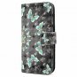 For Samsung Galaxy S7 Case Wallet Leather Credit Card ID Holders Black Butterfly