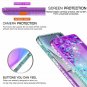 For Samsung Galaxy S10e case 3D PET Screen Protector 2 Pack Glitter Liquid