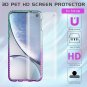 For Samsung Galaxy S10e case 3D PET Screen Protector 2 Pack Glitter Liquid