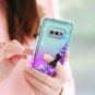 For Samsung Galaxy S10e case 3D PET Screen Protector 2 Pack Glitter Liquid