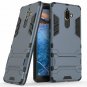 For Nokia 7 Plus Case Dual Layer Armor Hard Slim Hybrid Kickstand Phone NavyBlue