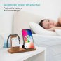 Wireless Charging Stand   3 in 1 Apple Watch Charging Stand for AirPods Wood