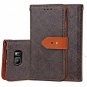 For Galaxy S7 Edge Wallet Case Ultra Slim Vintage Leather Folio Flip Book Black