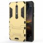 For Nokia 6/6.1 2018 Case Not for Nokia 6 2017 Dual Layer Armor Hard Slim Gold
