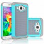 For Grand Prime Case/Galaxy Go Prime Case Shock Absorbing Rubber Slim Turquoise