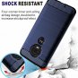 For Moto G7 Case Soft Slim Shockproof AntiFingerprint Full Protective Blue