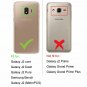 For Galaxy J2 Case Kickstand Hard PC Back Cover Dual Layer Protection Blue