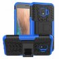 For Galaxy J2 Case Kickstand Hard PC Back Cover Dual Layer Protection Blue