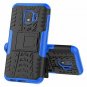 For Galaxy J2 Case Kickstand Hard PC Back Cover Dual Layer Protection Blue