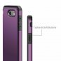 For Galaxy J3 2017 Case Heavy Duty Dual Layer Hybrid Rugged Bumber Purple