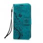 For Samsung Galaxy S7 Case Wallet Leather Credit Card ID Holders Ultra Slim Blue
