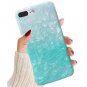 For iPhone 7/8 Plus Case Cute Ultra Thin Tinfoil Series Macaron Soft TPU Teal