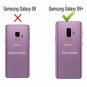 For Samsung Galaxy S9 Plus Case Wallet PU Leather Luxury Credit Card Rose Gold
