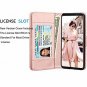 For Samsung Galaxy S9 Plus Case Wallet PU Leather Luxury Credit Card Rose Gold