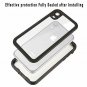 For iPhone XR Case Waterproof Full-Body Rugged Clear Bumper Shockproof White