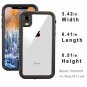 For iPhone XR Case Waterproof Full-Body Rugged Clear Bumper Shockproof White