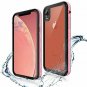 For iPhone XR Case Waterproof Full Body Protective Screen Protector Clear Pink