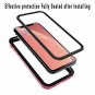 For iPhone XR Case Waterproof Full Body Protective Screen Protector Clear Pink