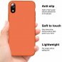 For iPhone XR Case Gel Rubber Liquid Silicone Shockproof Drop Protective Coral