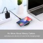 Wireless Charger for XR/XS Max/XS/X/8/8 Plus,Galaxy S9/S9+/S8/S8+/S7 AC Adapter