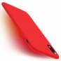 For iPhone XR Case Slim Rubber Liquid Silicone Shockproof Drop Protective Red