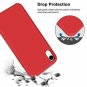 For iPhone XR Case Slim Rubber Liquid Silicone Shockproof Drop Protective Red