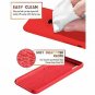 For iPhone XR Case Slim Rubber Liquid Silicone Shockproof Drop Protective Red