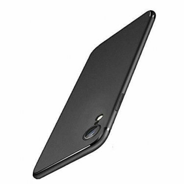 For iPhone XR Case Ultra Slim Flexible TPU Full Protective Anti-Scratch Black