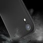 For iPhone XR Case Ultra Slim Flexible TPU Full Protective Anti-Scratch Black