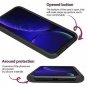 For iPhone XR Case Gel Rubber Liquid Silicone Shockproof Drop Protective Black