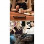 For iPhone XR Case Built-in 360 Rotatable Ring Kickstand Transparent TPU Black